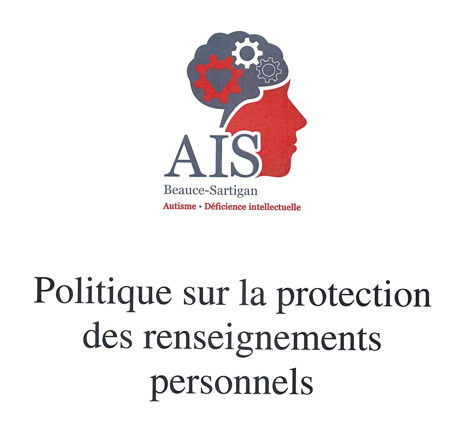 Politique Sur La Protection Des Renseignements Personnels AIS Beauce